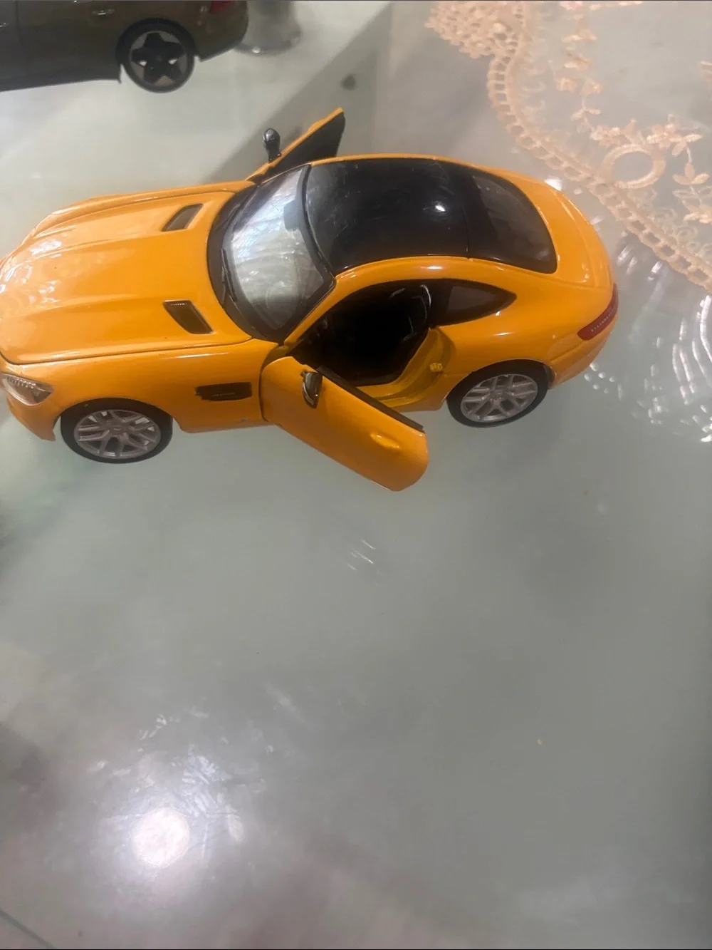 Mercedes and Audi toy cars